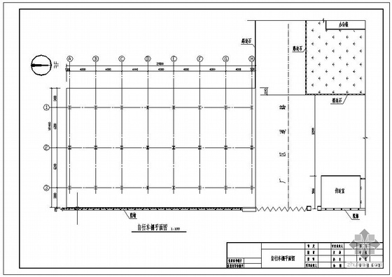 自行车道规划设计图资料下载-某自行车棚钢管结构设计图