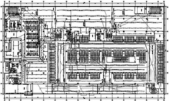 商业建筑群设计施工图纸资料下载-大型商业广场建筑群全套电气施工图纸75张
