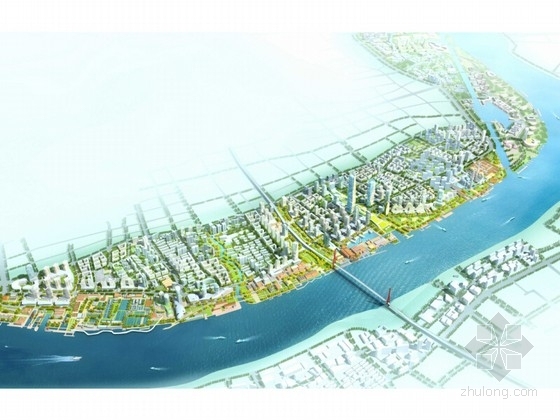 工业公园景观规划设计文本资料下载-[上海]滨江总体城市景观规划方案(知名规划研究院)