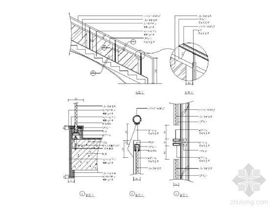 不锈钢楼梯扶手标准图集资料下载-不锈钢楼梯详图Ⅰ