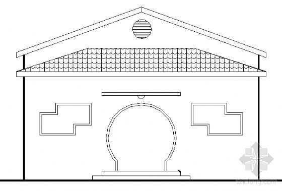 公共厕所建筑方案图砖混资料下载-某单位公共厕所建筑结构方案图