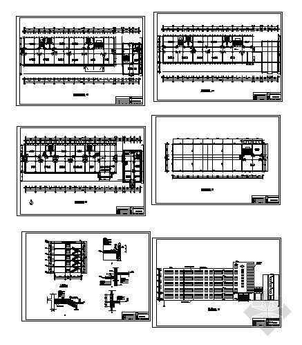 某五层中学教学楼建筑方案图（毕业设计）-4