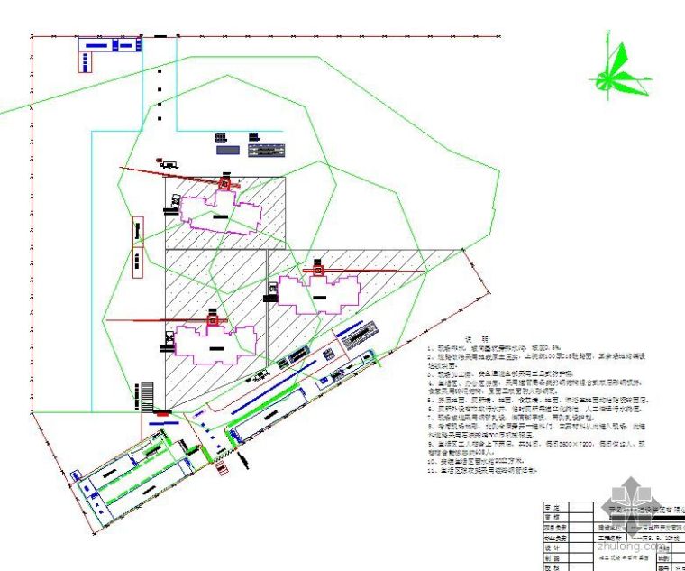 高层住宅现场平面布置图资料下载-青岛某高层住宅平面布置图汇编