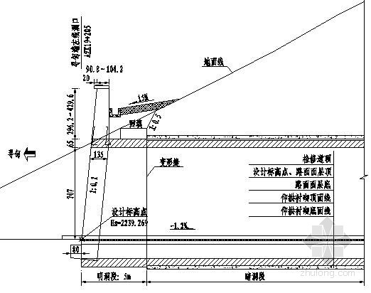 分离式隧道洞门方案图4张