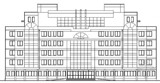 办公楼设计方案CAD图资料下载-办公楼设计方案