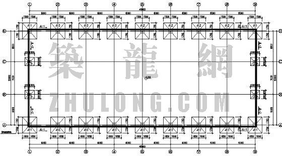 彩钢板钢结构厂房门施工图资料下载-某钢结构厂房结构施工图