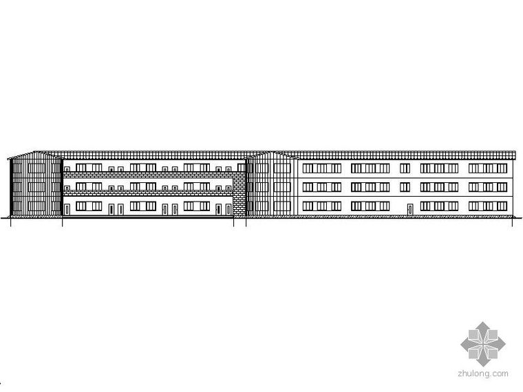 三层教学楼建筑设计施工图资料下载-[邵阳]某三层教学楼建筑设计方案