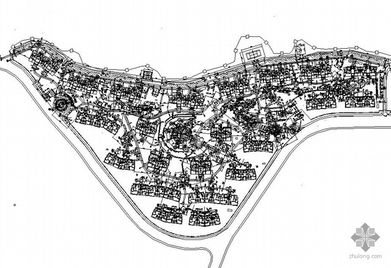 居住区所景观设计施工图资料下载-大连某居住区景观设计施工图