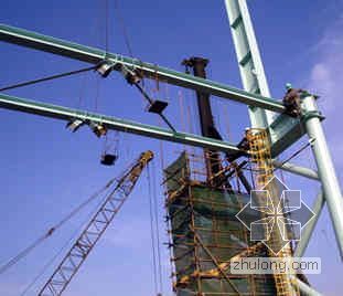 履带吊的性能表资料下载-上海某钢厂合塔金化钢结构安装方案