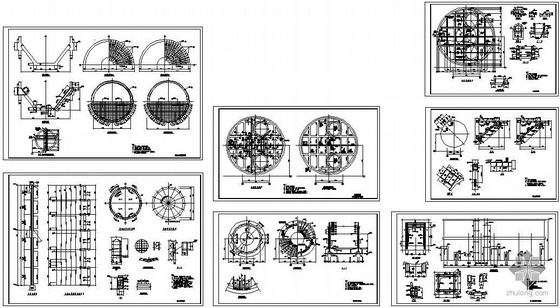 某混凝土筒仓结构设计图资料下载-某6500t料仓结构设计图