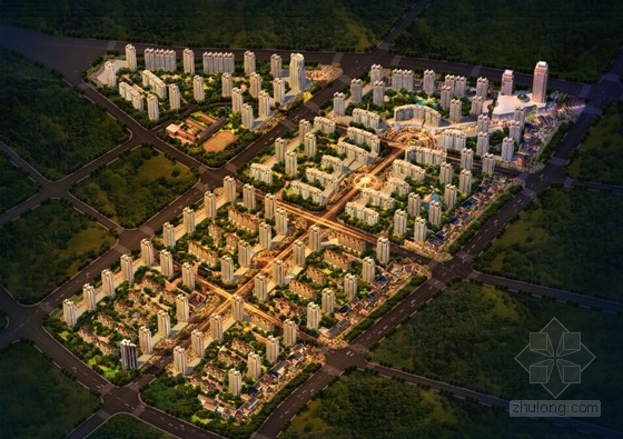 城市商业片区设计资料下载-[辽宁]artdeco风格城市住宅片区规划设计方案文本