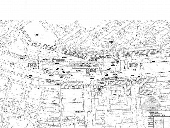 地铁站台设计图资料下载-[黑]地下三层上下重叠式岛式站台换乘车站地铁车站设计图141张（含照明设备管线）