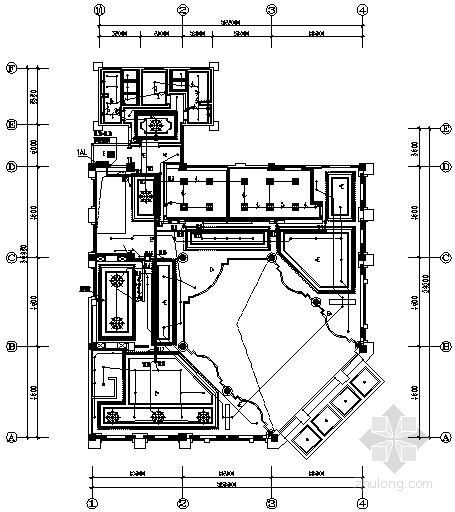 游客中心设计图纸资料下载-大型楼盘售楼中心电气施工设计图纸