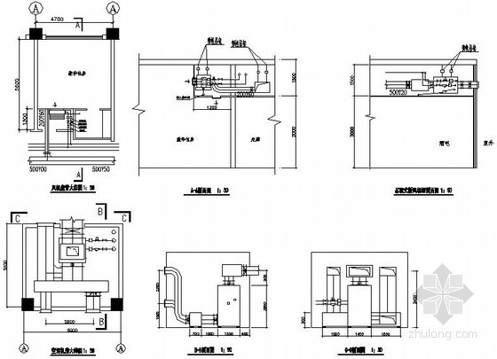 [北京]某五星级酒店中央空调系统设计图纸-设备大样图 