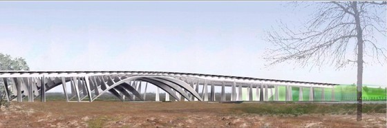 穿越高速公路顶管工程资料下载-[PPT]天津市某跨高速公路桥梁工程拱肋吊装方案