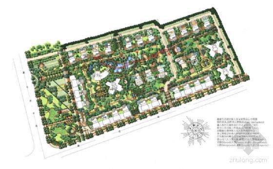 花园洋房花园设计作品资料下载-翠州新峰花园景观设计方案