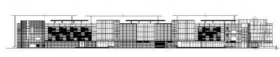 分享三层商场建筑图资料下载-天津某三层商场建筑施工图