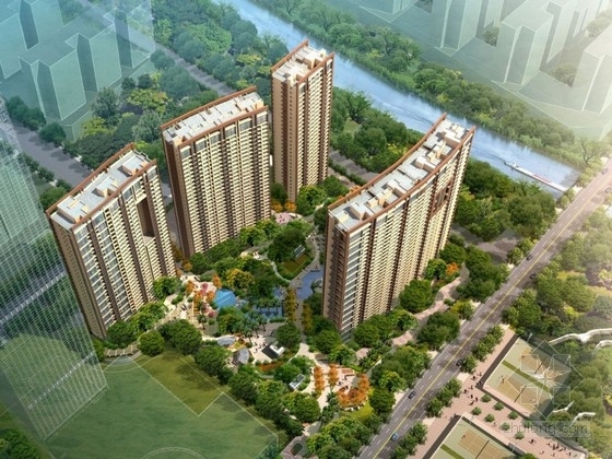6万平米小区规划总平面图资料下载-[北京]某小区规划及建筑单体设计方案文本