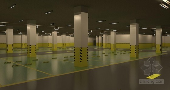 [河南]图书馆工程BIM技术应用总结（附图）-地下室装修工程方案验证 