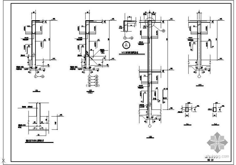 地下室墙体保温节点资料下载-某地下室墙体大样节点构造详图（2）