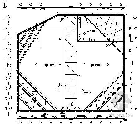 支护桩设计图资料下载-某深基坑SMW工法桩支护施工设计图（降水井）