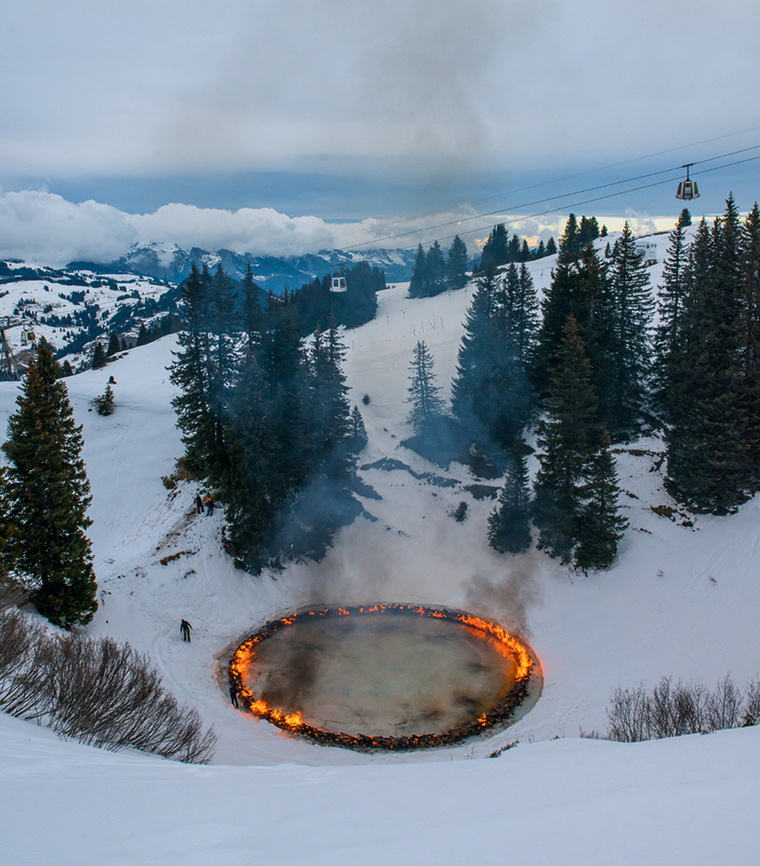 探火管自动探火灭火装置资料下载-瑞士gstaad滑雪胜地火环装置