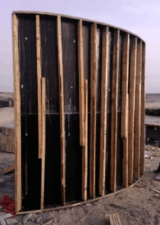 木质圆形柱模板资料下载-圆形木质模板模块化施工技术