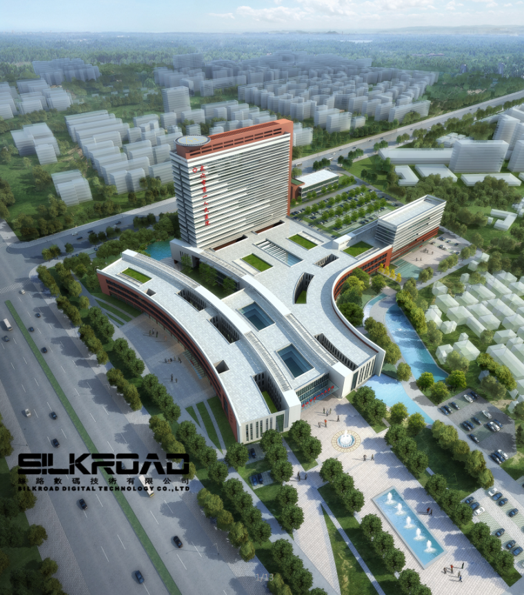 cad制图入门教程视频资料下载-[武汉]某市第一人民医院新院区方案文本（CAD+视频+估算+效果图）