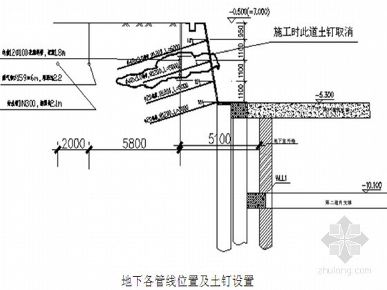 地下两层支撑开挖方案资料下载-地标建筑超高层地下空间围护结构及降水开挖施工方案