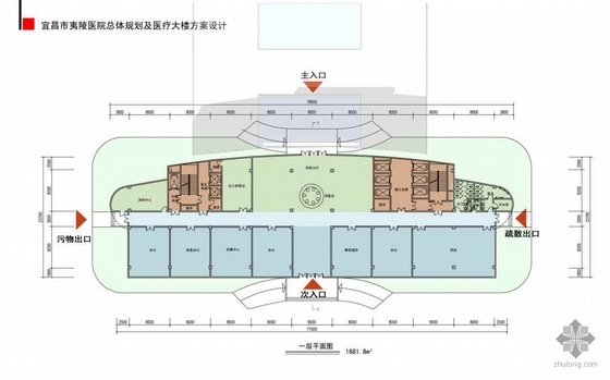 [宜昌市]某医院总体规划及医疗大楼方案设计文本方案一- 