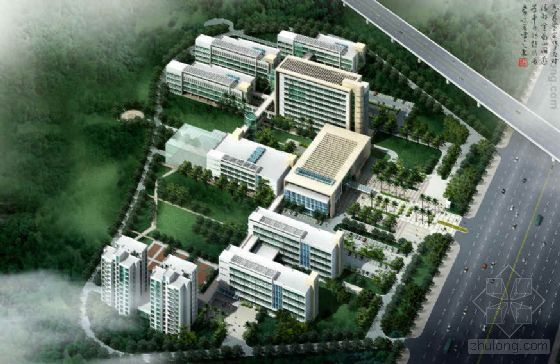 医院单体建筑设计方案资料下载-广东深圳医院景观及建筑设计方案