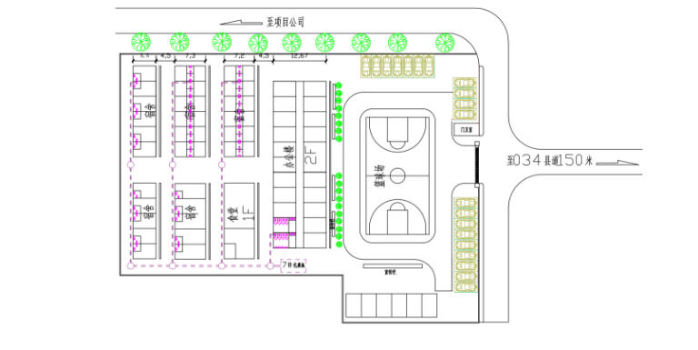 营地平面布置图