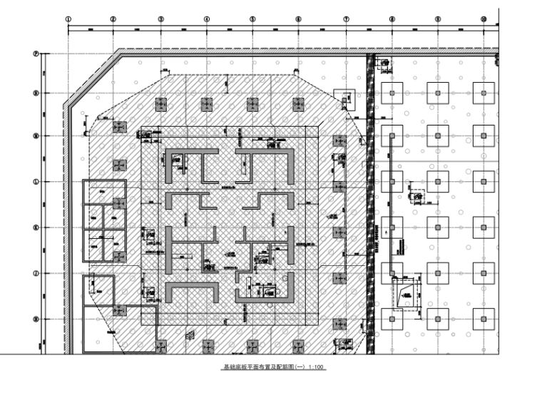 平层公寓核心筒资料下载-67层超高层综合楼框筒结构施工图2017
