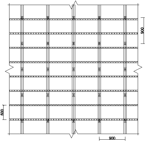 [广东]框架-核心筒结构商业建筑高大模板施工方案（141页）-39平面图