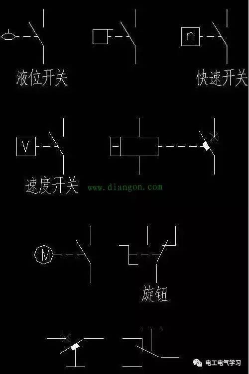 电磁阀电气图形符号CAD资料下载-电气工程CAD制图规则-电气设计使用图线