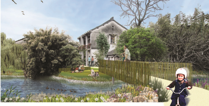 湿地宾馆资料下载-[上海]生态农业田园湿地公园景观规划设计方案