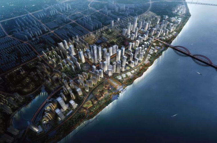 郑州郑东绿地中心资料下载-湖南金融中心总体城市设计