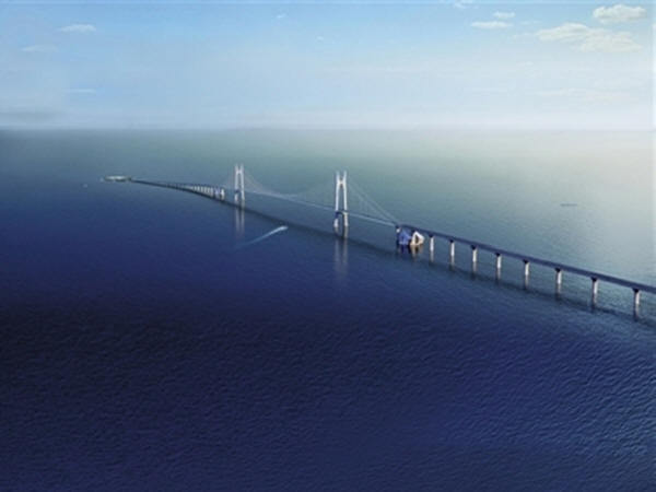 深中通道东人工岛资料下载-深中通道将建“全球最高海中大桥”