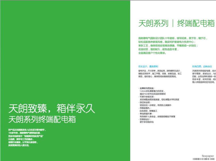 限制使用和淘汰产品目录资料下载-施耐德电气-天朗系列终端配电箱产品目录catalog FA20161128