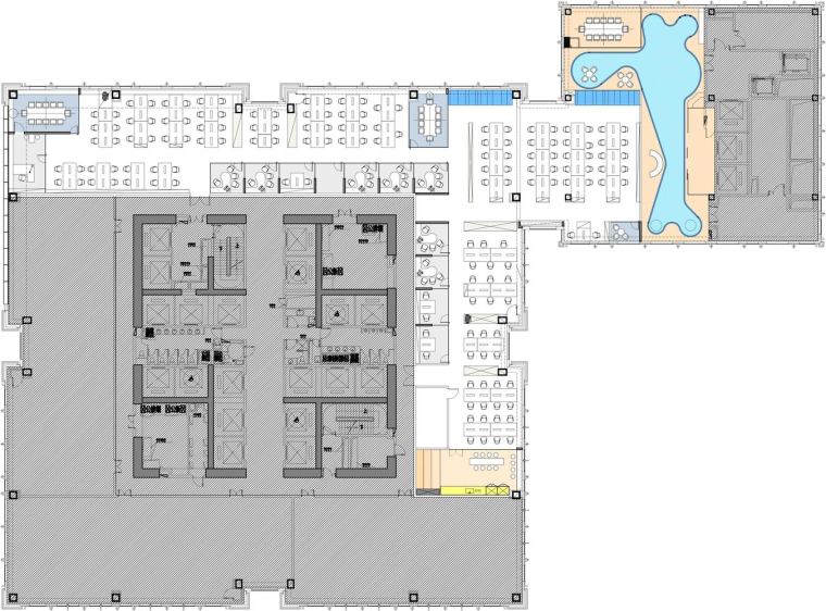 上海水下新世界办公室-ClubMed_Office_General_Plan