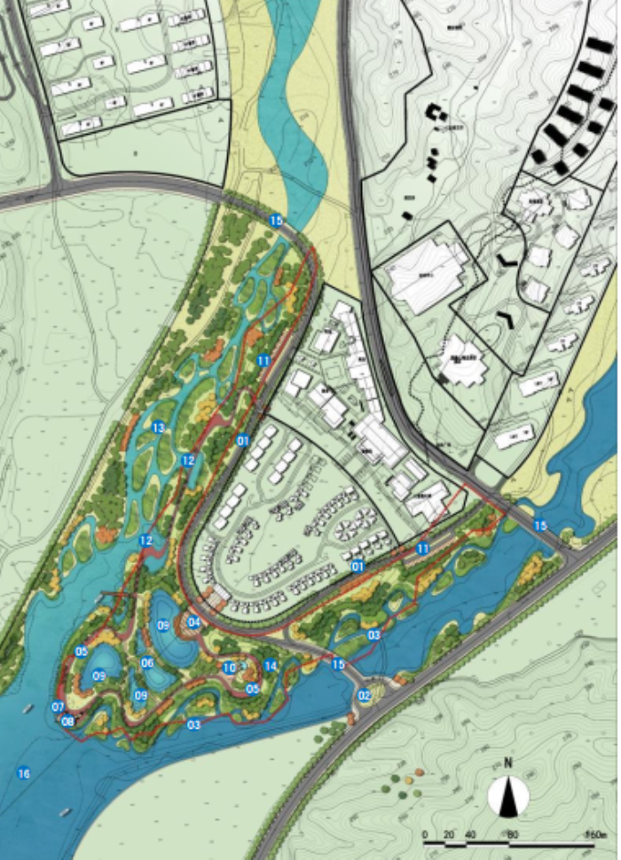 [河北]禅墨水韵生态湿地景观概念方案-总平面图