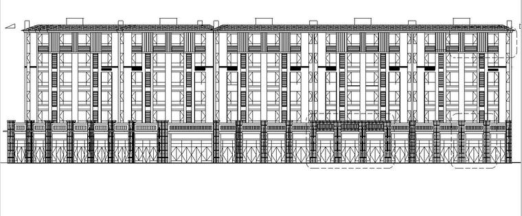 上海多层住宅框架结构建筑资料下载-[江苏]六层框架结构住宅建筑施工图（含多栋楼）