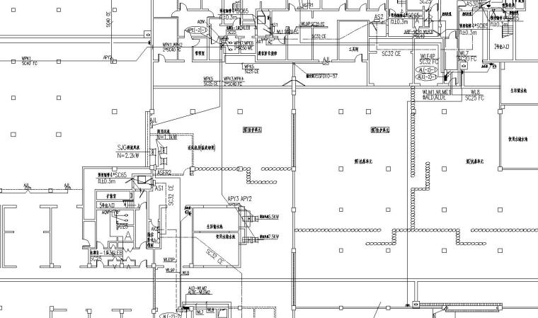 地下车库盖板结构图资料下载-某高层住宅楼地下车库电气图纸