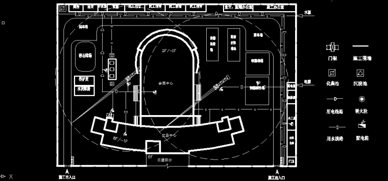 房屋建筑施工组织设计模板资料下载-影视演出会展中心施工组织设计（共162页，含施工图）