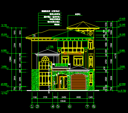 三层别墅设计方案全套图资料下载-三层别墅设计方案全套图