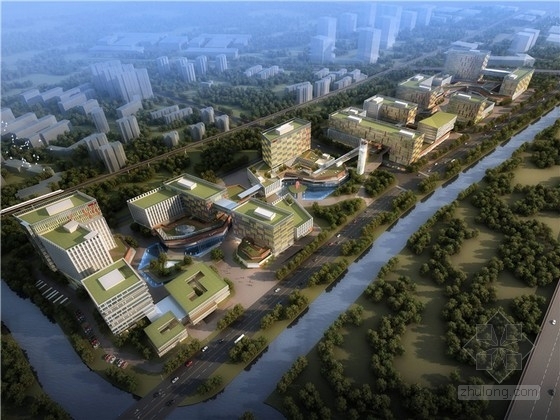 建筑方案初步文本资料下载-[南京]现代风格科技创业特别社区初步设计方案文本
