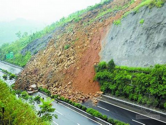 高速公路抗滑桩毕业设计资料下载-高速公路客地滑坡有限差分法应力场的模拟及其抗滑桩内力计算的研究