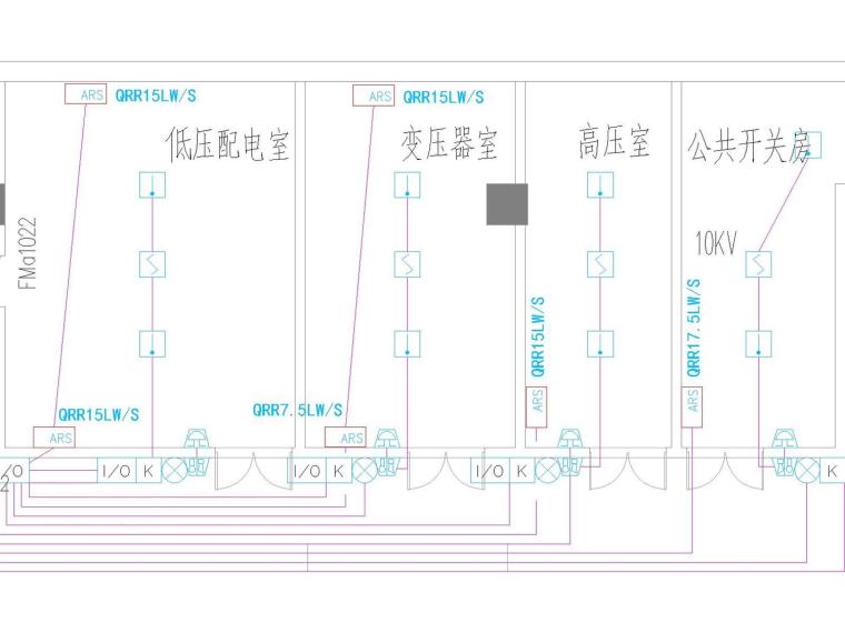 [江苏]教学楼全套水暖电施工设计图-气溶胶灭火平面布置图.jpg