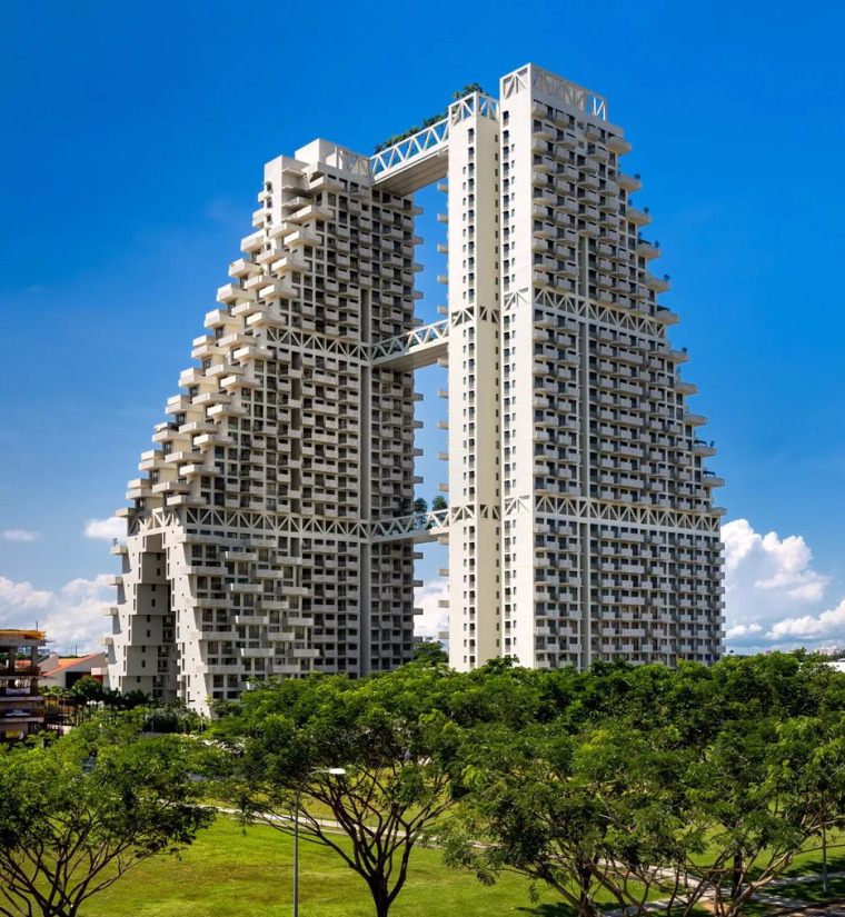新加坡住宅楼cad资料下载-新作|SafdieArchitects厄瓜多尔最高住宅楼方案“绿色垂直社区