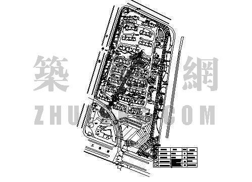 室外弱电图资料下载-某小区室外弱电综合设计图